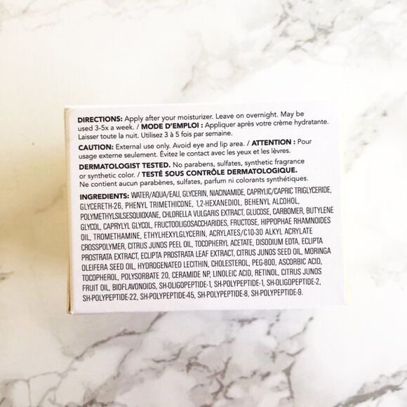 NIB Yuzu Vitamin C Sleep Mask - Saturday Skin - Picture 5 of 8